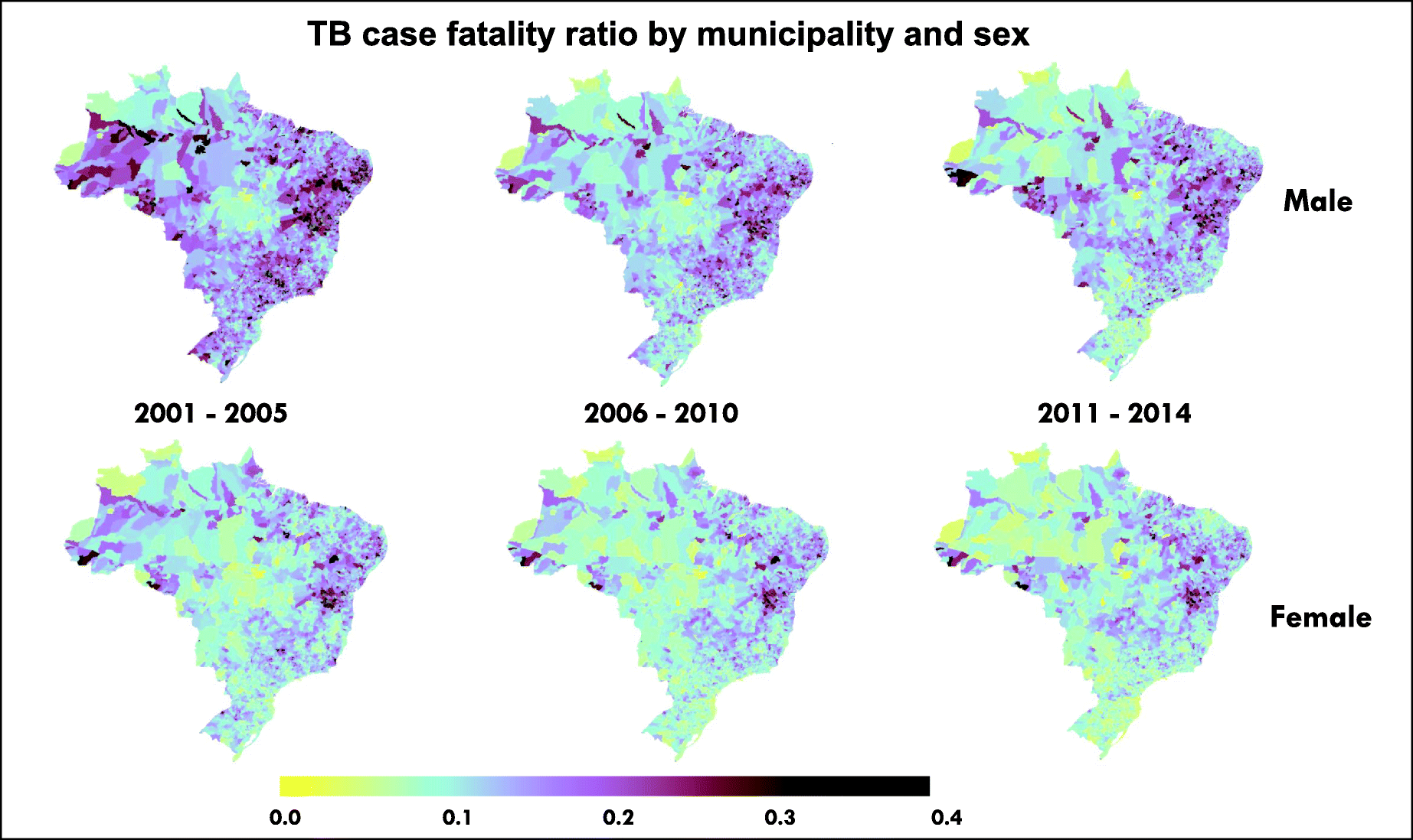 Progress Toward Eliminating Tb And Hiv Deaths In Brazil 20012015 A Spatial Assessment 